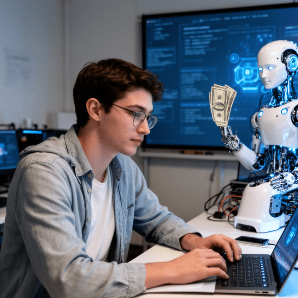 öğrenciler için AI ile ek gelir