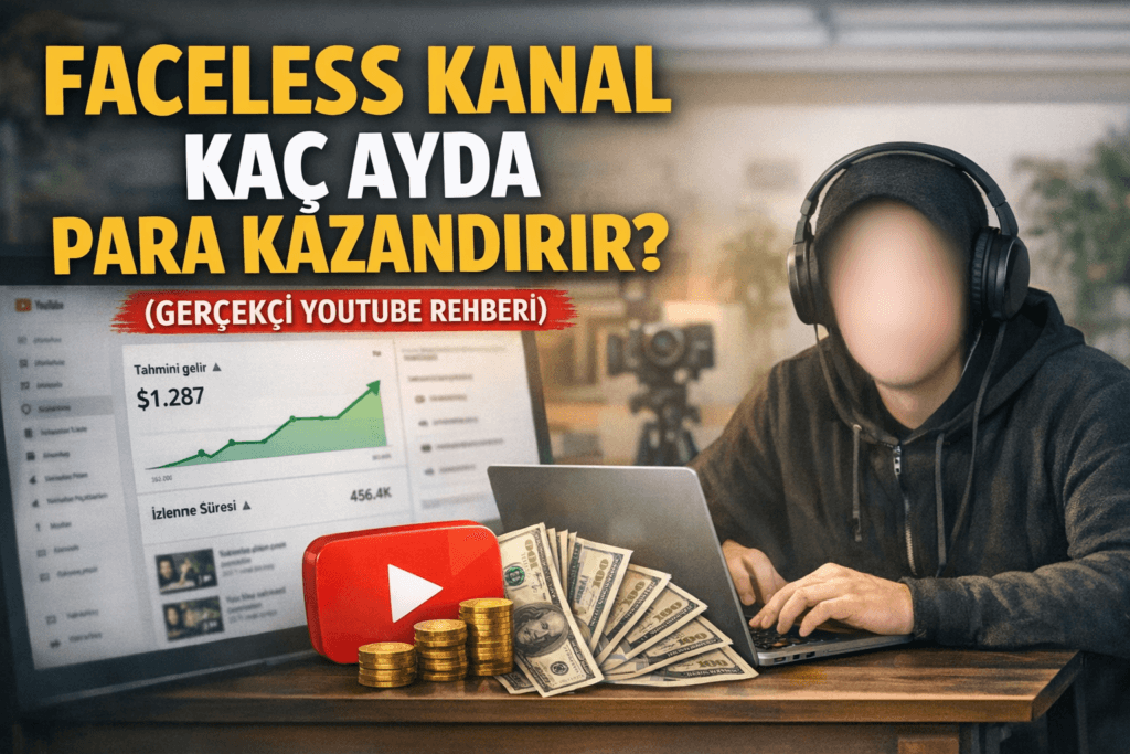 Faceless Kanal Kaç Ayda Para Kazandırır